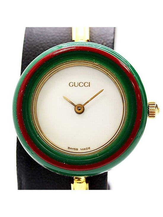 Gucci Change Bezel 11 12.2 Quartz White Dial Watch